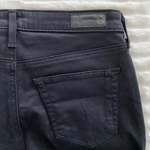 Ag Adriano Goldschmied The Legging Ankle Super Skinny Black Denim Jeans (24R) - Picture 8 of 15